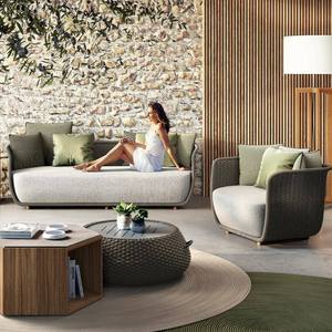 All-Weather Modern Villa Dining Balcony Patio Leisure Rope Woven <b>Sofa</b> Set <b>Outdoor</b> Garden Aluminium Furniture - Product Image 5