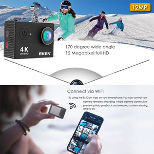 กล้องแอคชั่น H9 <span class=keywords><strong>H9R</strong></span> <span class=keywords><strong>eken</strong></span> ของแท้ความละเอียดสูง4K 30fps WiFi 170มุมกว้างสำหรับ - Product Image 3