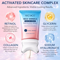 Crème Gua Sha YECUCE PDRN au Collagène et Rétinol pour le Contour du Visage et le Décolleté – Soin Raffermissant et Hydratant Lifting pour le Cou