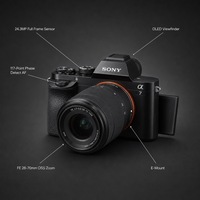 Kamera Bekas Sony A7 Mirrorless Lensa FE 28-70mm F3.5-5.6 OSS 24.3MP Full Frame HD Video Kamera Digital untuk Fotografi