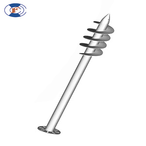 Vis de fondation spirale à <span class=keywords><strong>bride</strong></span> certifiée ISO HF pour une forte résistance au retrait dans les sols sablonneux et meubles - Product Image 5