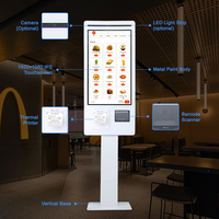 Système de paiement de kiosque de commande d'individu de restaurant de restauration rapide de 32 pouces