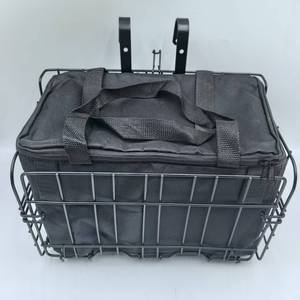 Fabricante al por mayor cesta colgante lateral gruesa <span class=keywords><strong>para</strong></span> <span class=keywords><strong>bicicleta</strong></span> de montaña cesta plegable delantera y trasera - Product Image 1