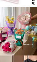 Papier d'emballage pour fleurs imperméable Changhong Iris, papier cristal semi-transparent, matériel d'emballage pour fleuriste