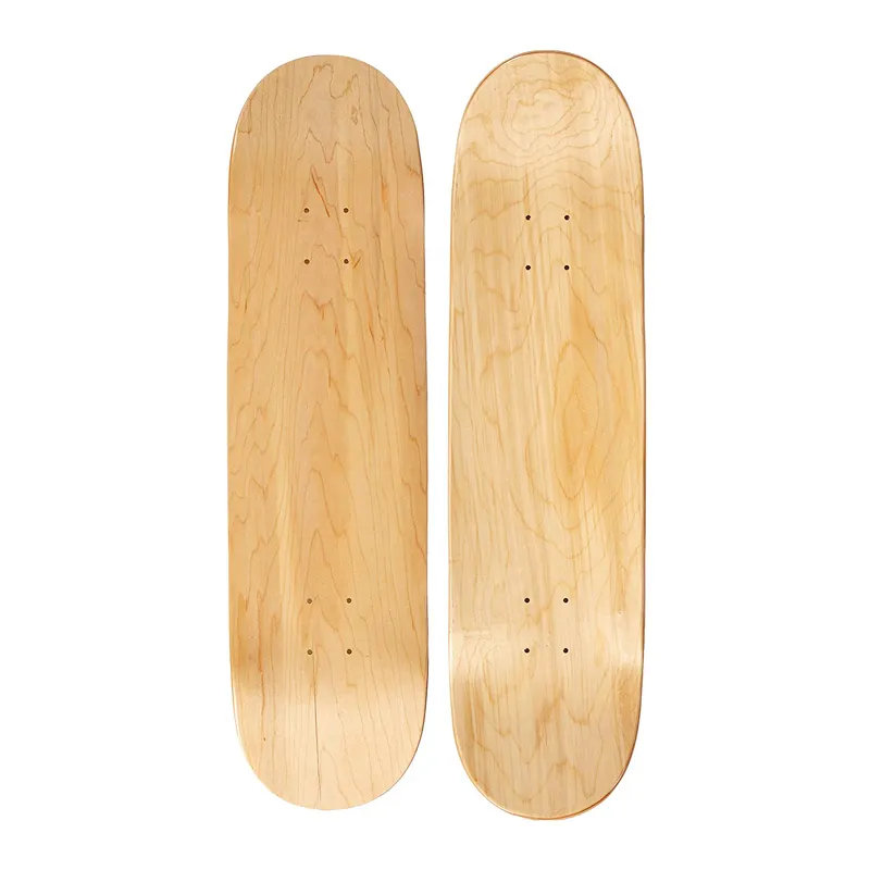 맞춤 스케이트 보드 데크 고품질 빈 스케이트 보드 덱 31*8 인치 100% 메이플 나무 스케이트 보드 데크 팝