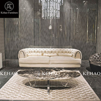 Canapé Chesterfield capitonné à boutons, meubles de maison de luxe de conception italienne