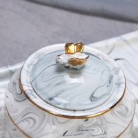 Ensemble de tasses à thé et à café en céramique et porcelaine pour la maison, design créatif simple en marbre, six pièces avec théière