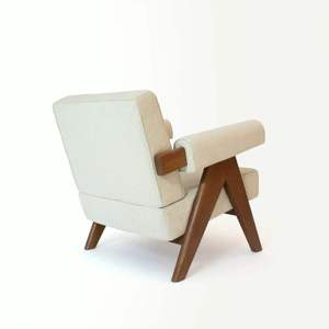Elegante Sillón Individual con Tapicería Suave para Sala de Estar, Vestíbulo de Hotel, Recepción, Oficina y Dormitorio - Product Image 4