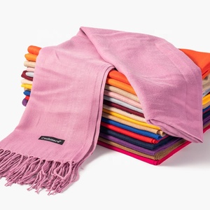 Scialle in maglia di Cashmere artificiale semplice stile semplice classico scialle di moda ragazza sciarpe di colore diverso in Stock - Product Image 4