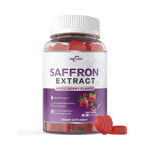 Sıcak Satış Safran Ekstresi Jelibon Takviyesi Yetişkinler İçin <span class=keywords><strong>Rhodiola</strong></span> <span class=keywords><strong>Rosea</strong></span> Limon Balsamı GABA Takviyeleri Hamile Kadınlar İçin Değildir - Product Image 1