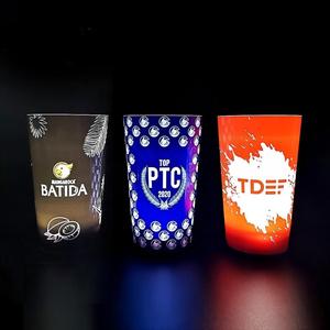 Vasos LED de sublimación por transferencia de calor DAMAI, 12oz, 14oz, 16oz, 3 tamaños, vasos de plástico que brillan en la oscuridad para fiestas de Halloween - Product Image 2