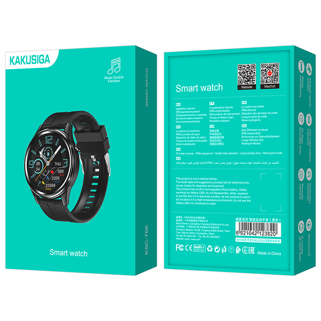 KAKUSIGA Branded Smart Watches IOS Android Men Women Sport Watch Pedometer Fitness Bracelet Watches for Phone