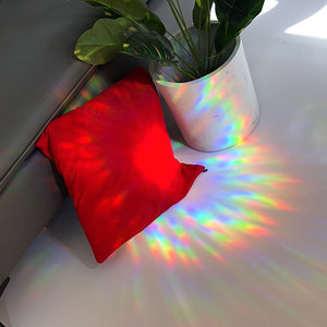 Autocollant en PVC arc-en-ciel <span class=keywords><strong>pour</strong></span> fenêtre, Film <span class=keywords><strong>Anti</strong></span>-<span class=keywords><strong>Collision</strong></span>, autocollant mural, décoration de voiture <span class=keywords><strong>pour</strong></span> coups d'oiseaux - Product Image 6