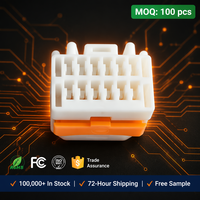 Conector hembra de latón 6098-2289 de 12V 10A para coche, enchufe de 12 orificios con carcasa de PBT para instalación de cableado/cable a placa