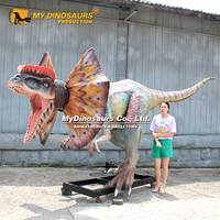 MY DINO AD116 Dilophosaurus animatronique réaliste pour les écrans éducatifs
