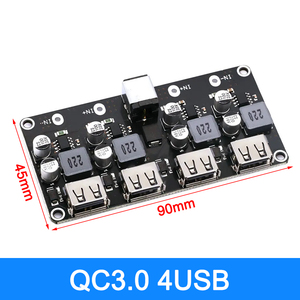 USB QC3.0 QC2.0 DC-DC Buck chuyển đổi sạc bước xuống mô-đun 6-32V 9V 12V 24V để nhanh chóng sạc nhanh bảng mạch 3V 5V 12V - Product Image 4