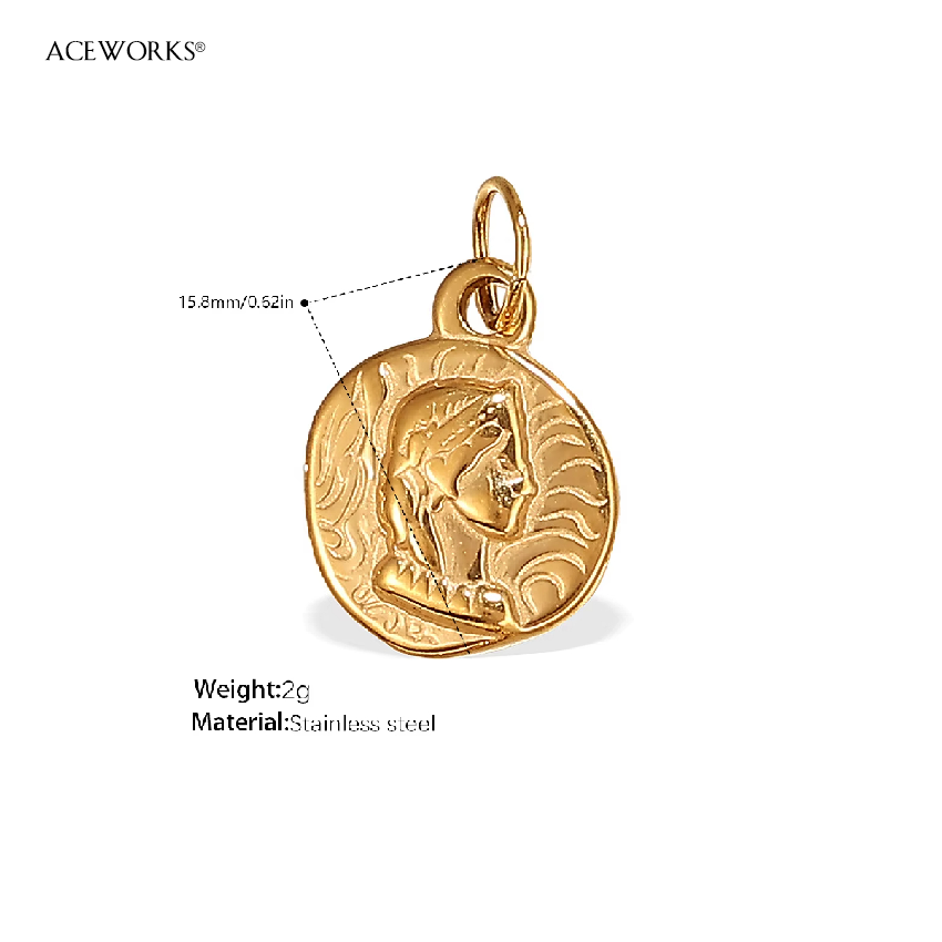 Pièce de monnaie à profil radiant