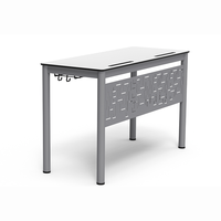 Meubles scolaires, bureau et chaise en métal pour étudiants, table d'étude pour salle de classe