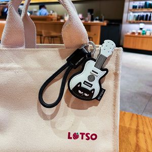 Nouveau Porte-clés en Cuir 2026 avec <span class=keywords><strong>Guitare</strong></span> et Chat, Breloque Piano, Pendentif de Sac Créatif et Adorable pour Filles - Vente en Gros - Product Image 5