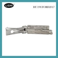 Alat Pembuka Kunci & Dekoder Otomatis LISHI 2-in-1 Bahan Stainless Steel Kompatibel dengan Sistem Keyway VA2T untuk Ahli Kunci Profesional