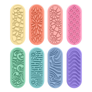 Cross-border New Fidget Toys for Children 0-6 Years Sensory Stone Stress-Relief Toy Soft Silicone Textured Worry Stone Logo - Product Image 3