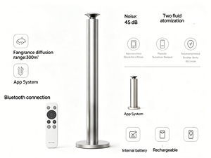 Diffuseur d'arômes de luxe minimaliste avec lumière ambiante intégrée, télécommande intelligente pour hôtel, bureau, cadeau, ODM ou OEM - Product Image 6