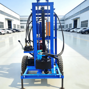 Буровая установка для водяных скважин с бензиновым/дизельным двигателем, портативная, напрямую от производителя, глубина бурения до 180 м, мини, максимальная глубина бурения 150 м - Product Image 3