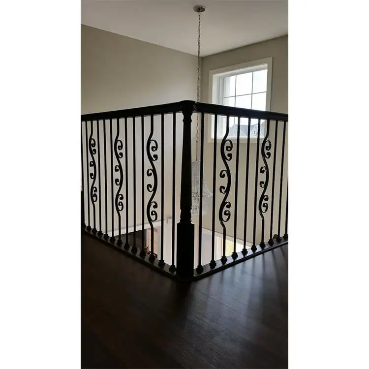 Galvanized high quality antique rustic wrought iron window porch railings