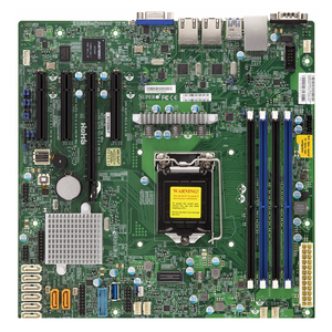 Carte mère de serveur Micro-ATX MBD-X11SSM-F avec socket unique LGA-<span class=keywords><strong>1151</strong></span> (socket <span class=keywords><strong>H4</strong></span>) Intel C236, prise en charge DDR4 - Product Image 1