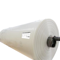 Film plastique réfléchissant transparent résistant aux UV pour serre agricole commerciale, 150 à 200 microns, à prix avantageux