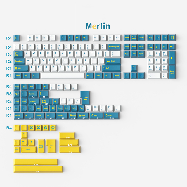 Custom PBT Keycaps Cherry Profile Cute Keycaps Full Set Japanese Dye-Sublimation Keyboard Keycaps for Mechanical Keyboard