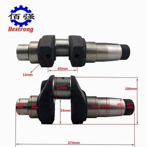 Trục khuỷu em196 cho động cơ diesel emei em196 phụ tùng cho máy móc thiết yếu cho chức năng động cơ - Product Image 3