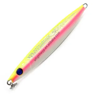 Factory Wholesale Metal Fishing Jig Lures Fast Fall Jigs Fishing Tackle Fast Sinking Jigging Lures Luminous Artificial Bait