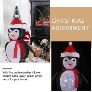 Décoration de Noël transfrontalière, bonhomme de neige lumineux pliable 1,2-1,8 m, modèle XR pour événements et fêtes sur le thème de Noël - Product Image 4