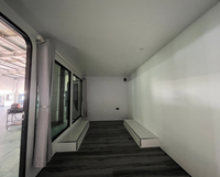 Maison préfabriquée modulaire en conteneur, bureau portable sur châssis, cabine mobile, mini-maison sur roues