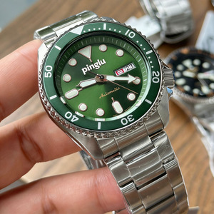 ไซโก้ <span class=keywords><strong>5</strong></span> สปอร์ต ออโตเมติก <span class=keywords><strong>GMT</strong></span> นาฬิกาข้อมือผู้ชาย ตัวเรือนสแตนเลส กระจกฮาร์ดเล็กซ์สีน้ำเงิน ซูเปอร์แมน อนาล็อก ธุรกิจ แฟชั่น - Product Image 3