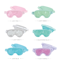 Masque chauffant personnalisé pour les yeux Chaleur-Froid Thérapie Gel Perle Eau Glacée Masque de sommeil Gel Pack de glace Réutilisable Glace Soulagement des maux de tête Masque pour les yeux