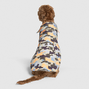 Venta al por mayor de ropa para perros con bolsillo de camuflaje floral para mascotas abrigo al aire libre cálido chaleco reversible chaqueta de invierno para perros - Product Image 5