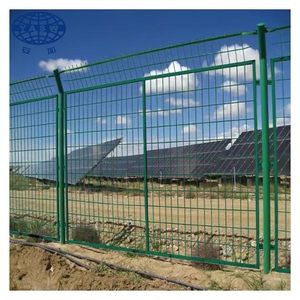 OEM/ODM hỗ trợ sơn tĩnh điện Hàn lưới đường sắt khung hàng rào song phương dây điện lưới hàng rào - Product Image 2