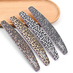 Emery Board Plastic+Emery Nail Files Zebra 100/180