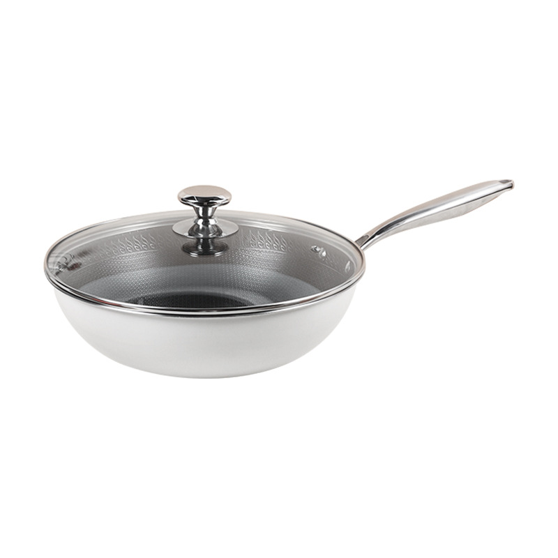 30cm ultra light 316 stainless steel wok