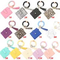 Hot Fashion Bangle Wallets Wristlet Keychain ID Card Holder