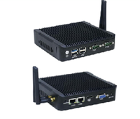 Mini PC de Escritorio Sin Ventilador, Computadora Industrial Intel Atom Z8350 de Cuatro Núcleos, 2 GB de RAM, 32 GB de Almacenamiento Flash, Modelo TOP-H81VL2, VGA/DVI/