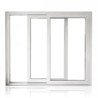 PVC sürgülü pencereler binalar için ekran penceresi kapı ve pencere üreticileri fabrika