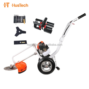 Débroussailleuse agricole manuelle avec lame métallique, moteur 98cc, puissance 1000W, hauteur de coupe minimale de 1 pouce - Product Image 5