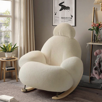 Fauteuil pouf inclinable en tissu pour salon, en forme de L, en coton, mobilier moderne pour la maison, confort doux