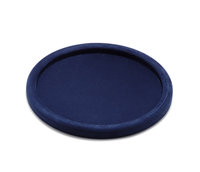 Plateau organisateur de bijoux en velours microfibre de luxe, vente en gros d'usine, pour bracelet rond, boucles d'oreilles, collier, pendentif, bague