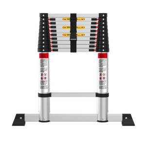 Échelles télescopiques pliantes en aluminium à double marche de 2,6 m, <span class=keywords><strong>3</strong></span>,2 m et <span class=keywords><strong>3</strong></span>,8 m - Product Image 4