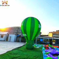 Ballon à air chaud gonflable géant pour la publicité, logo personnalisé, matériau Oxford, garantie 3 ans, utilisation gratuite sur le sol ou sur un toit