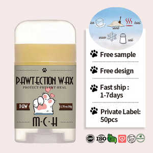 OEM/ODM/แบรนด์ส่วนตัว แว็กซ์บำรุงอุ้งเท้าสัตว์เลี้ยง ออร์แกนิคและธรรมชาติ ช่วยฟื้นฟูและซ่อมแซมอุ้งเท้าสุนัขที่เสียหาย บาล์มอุ้งเท้าจากธรรมชาติทั้งหมด - Product Image 2
